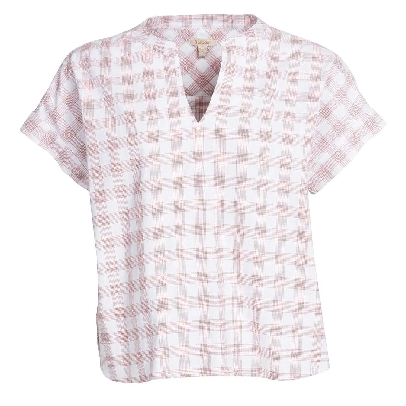 Barbour Womens Stoneleigh Top White Check