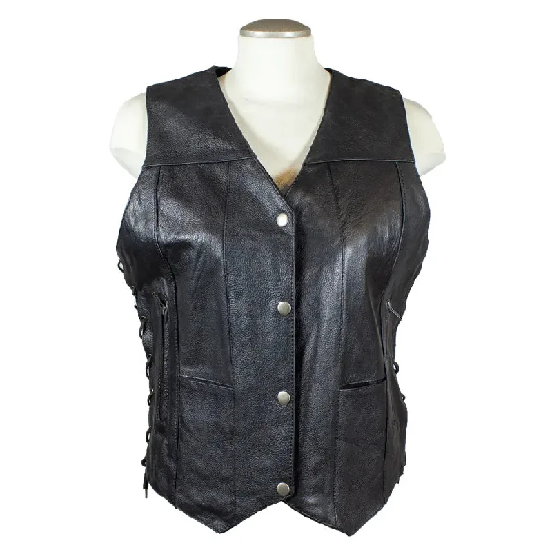 Open Road Women's Leather Vest