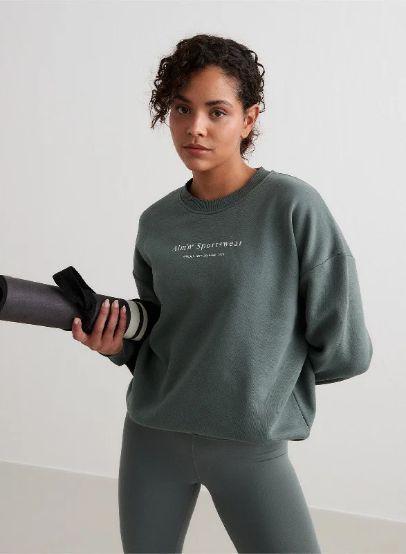 Sage Serif Sweatshirt