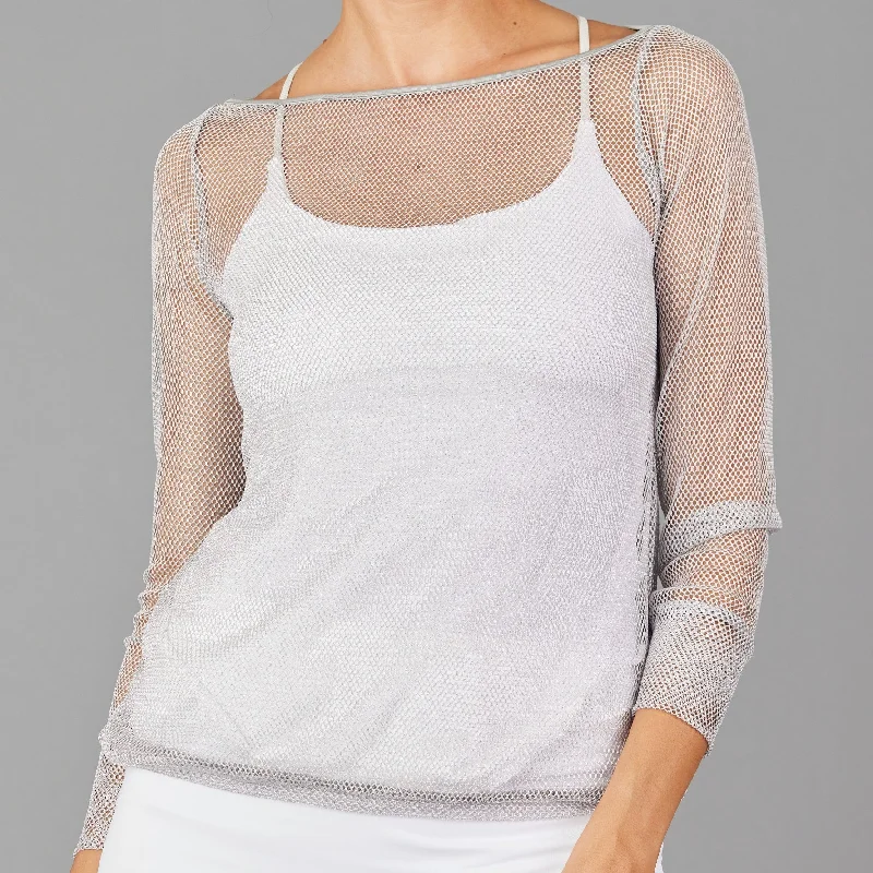 Pullover Top (silver net)