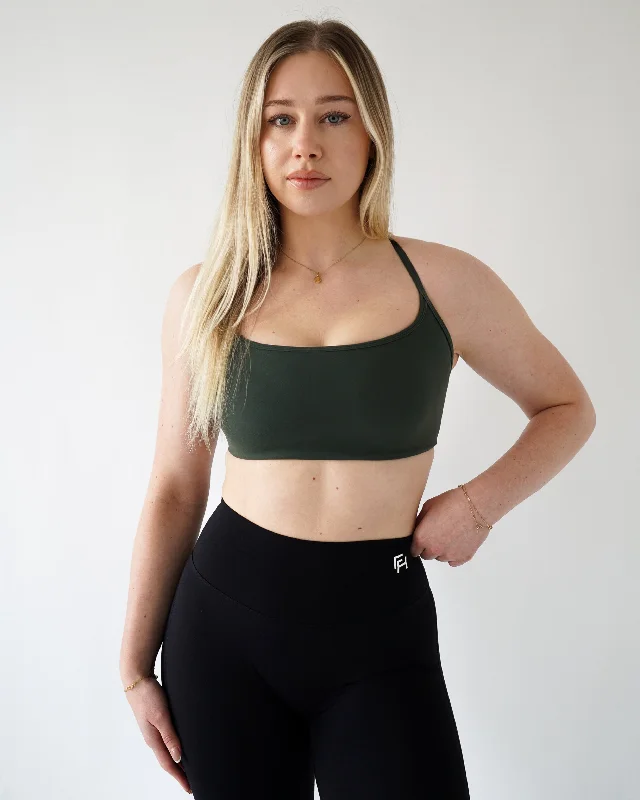 Core Sports Bra - Forest