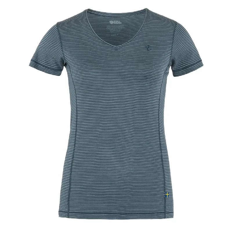 Fjallraven Womens Abisko Cool T-Shirt Indigo Blue