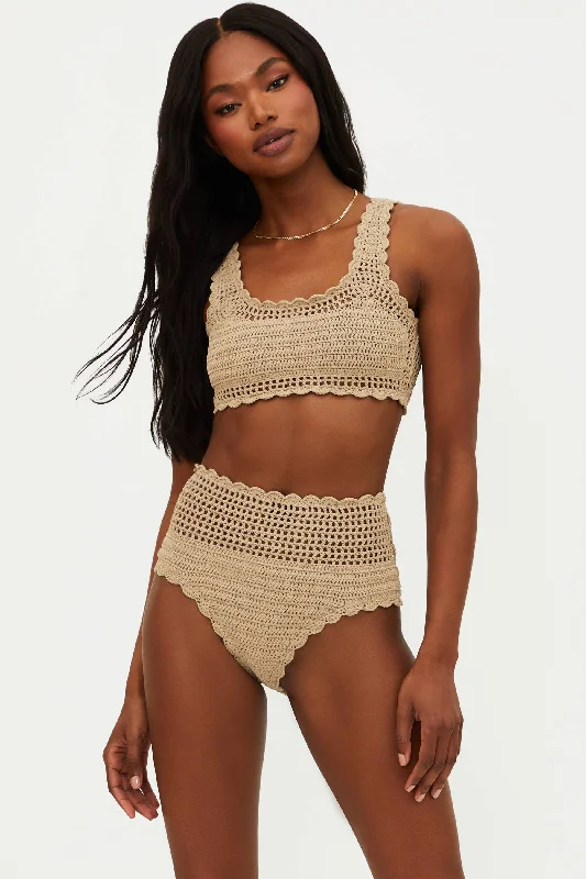 Andy Top Tan Crochet