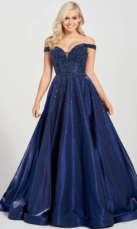 Mon Cheri EW122106 - Off Shoulder Prom Gown