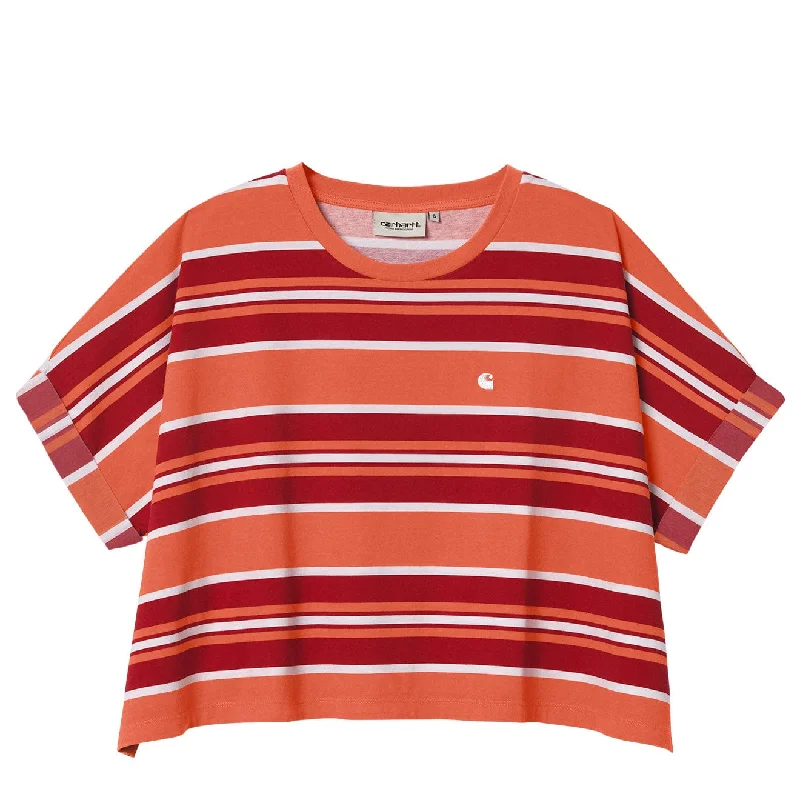 Carhartt WIP Womens S/S Corfield T-Shirt Corfield Stripe / Elba