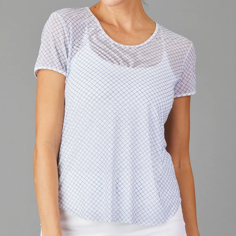 Notebook Mesh Layering Tee (print)