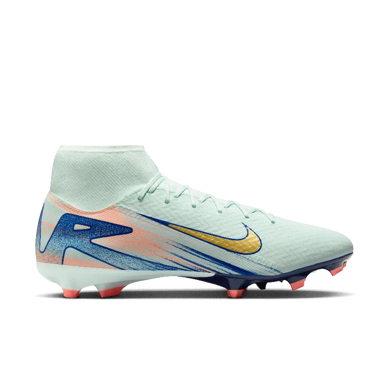 Nike Youth Superfly 10 Academy Mercurial Dream Speed MG High Top-BARELY GREEN/MTLC GOLD COIN