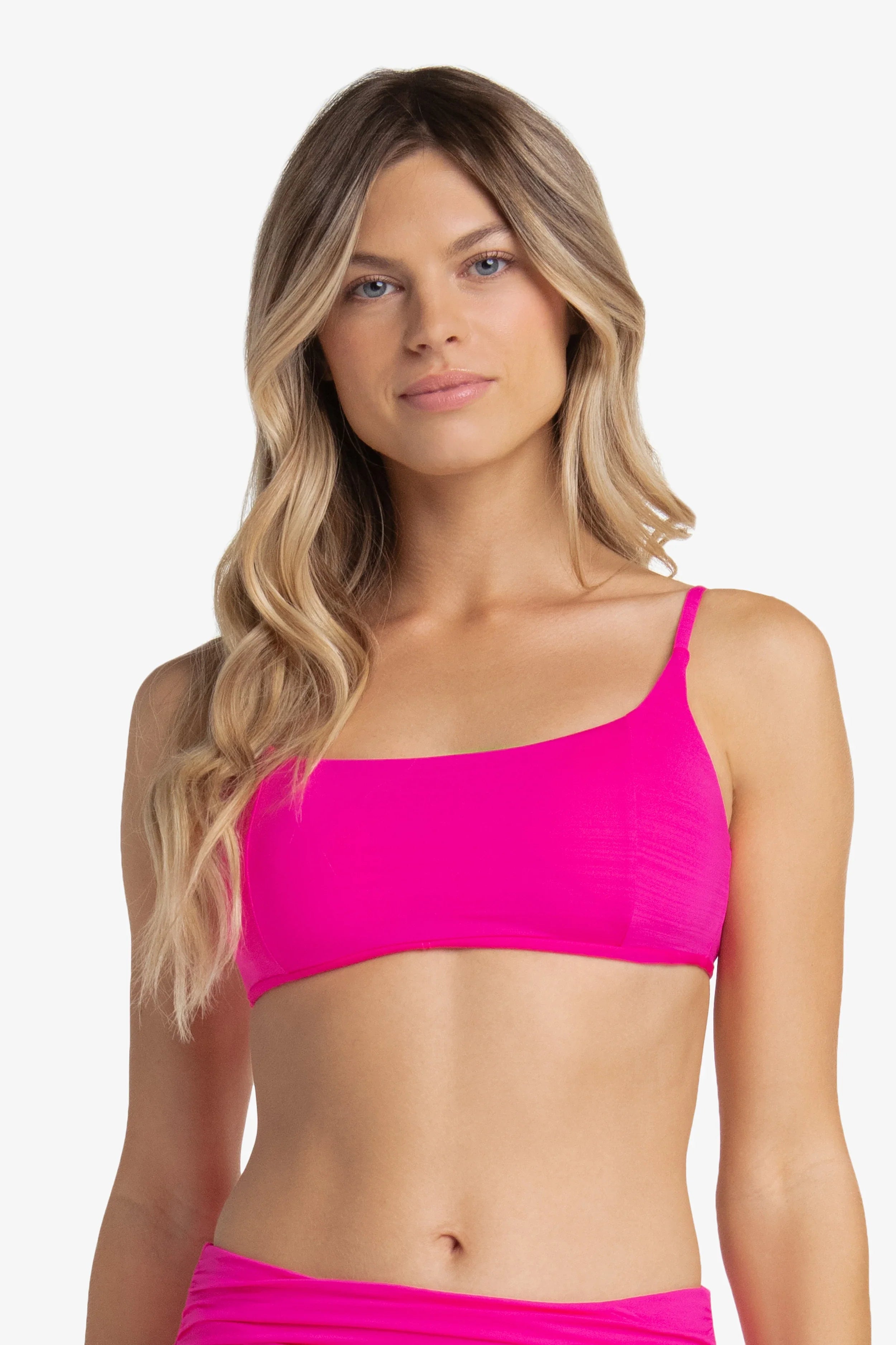 Ballet Bralette  |  Textured Lotus Pink