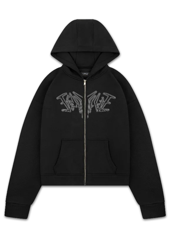 ZIP HOODIE BLACK