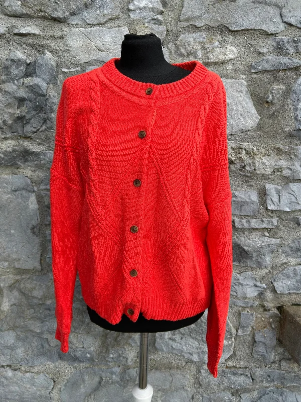 Orange cable cardigan uk 16-18