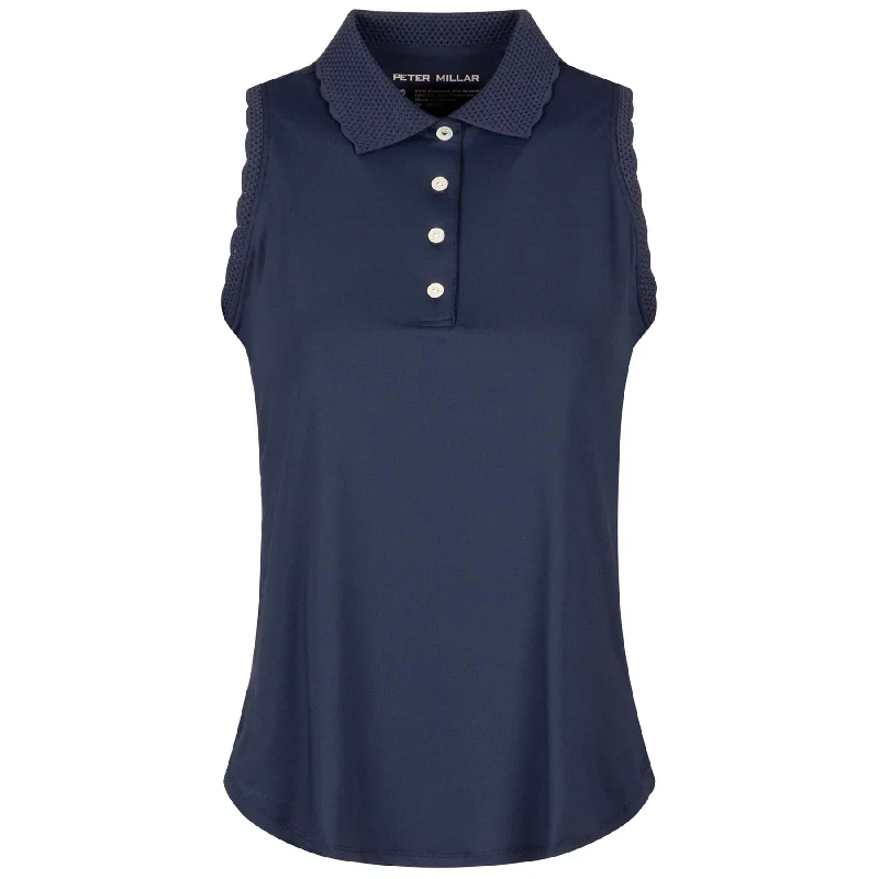 Womens Opal SL Stretch Jersey Polo Navy - SS25