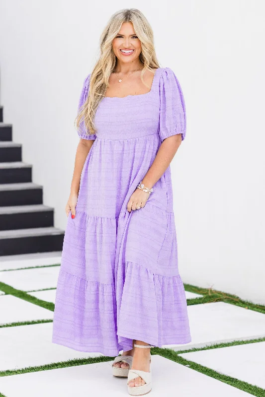 Let's Get Away Dress, Lavender