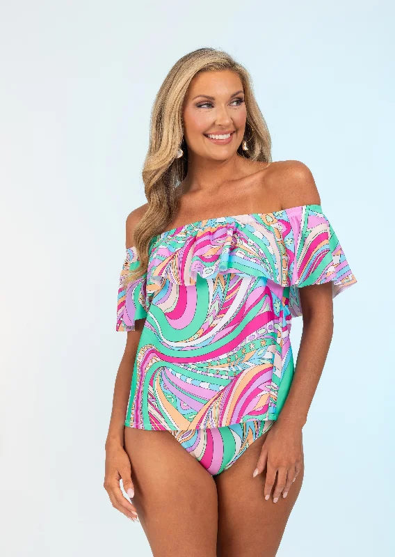 Foligno Off Shoulder Flounce (FL-176)