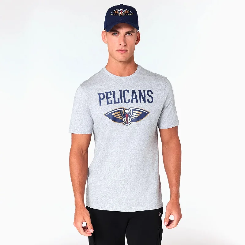 New Orleans Pelicans NBA Grey T-Shirt