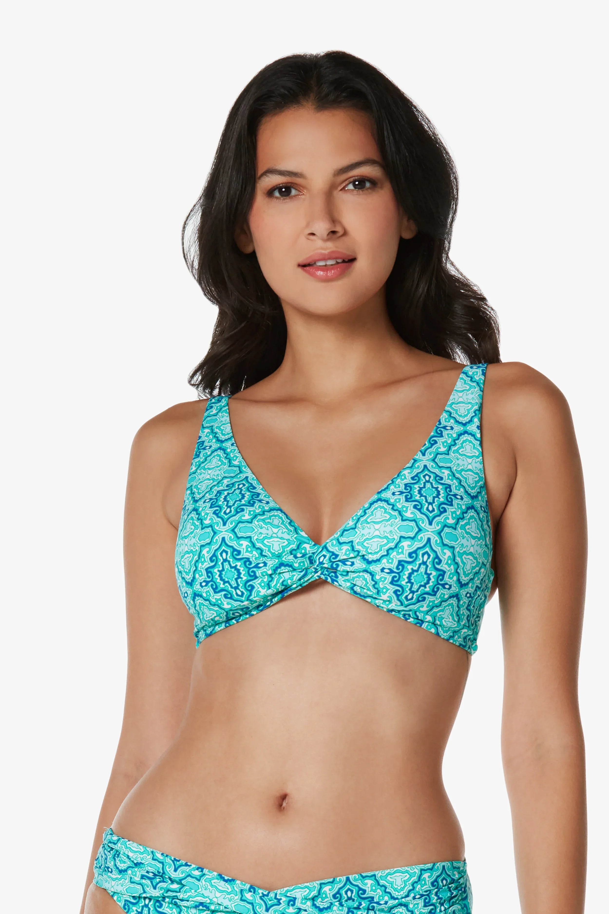 Twist Front Bralette  |  Marbella Tile