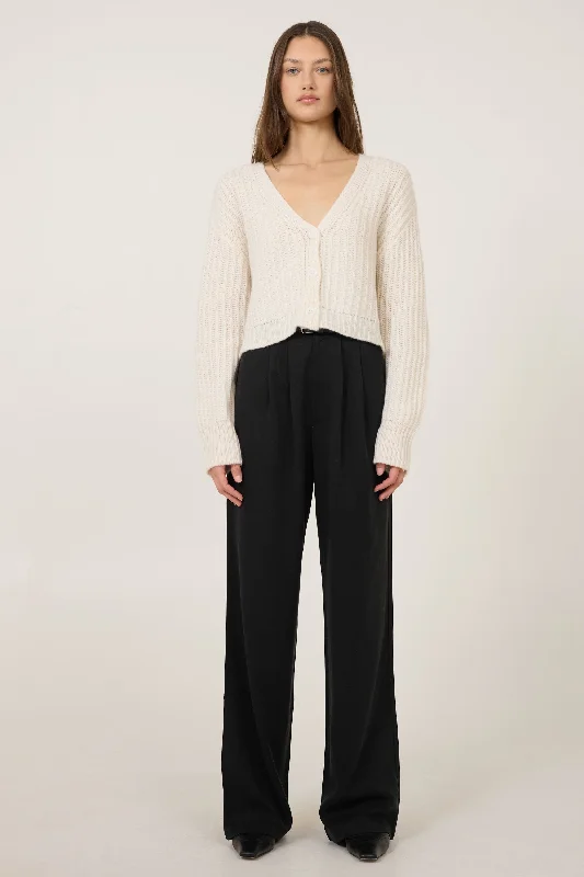 Polly Cashmere Cardigan - Ivory