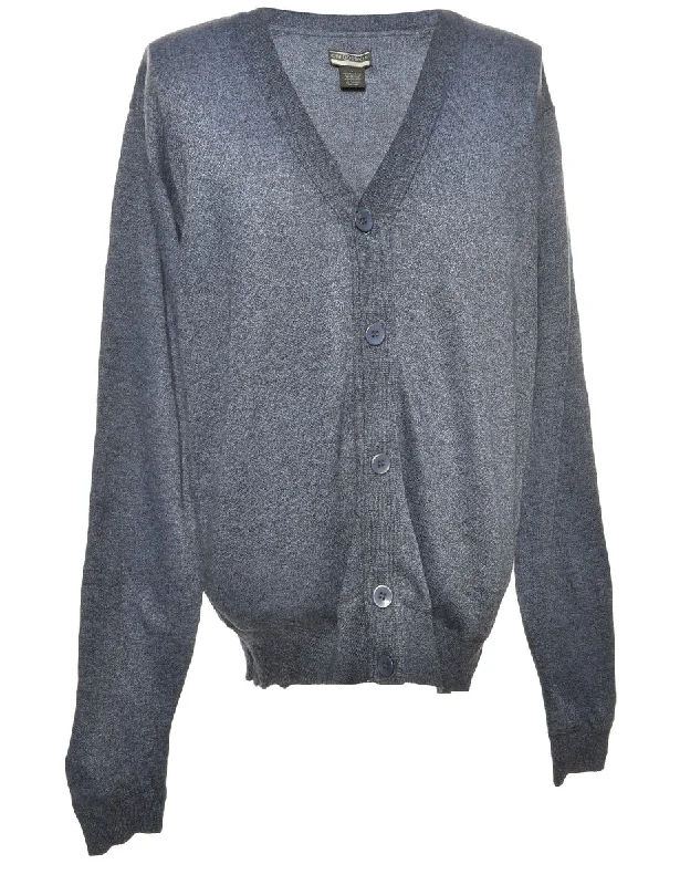 Button Through  Cardigan - L