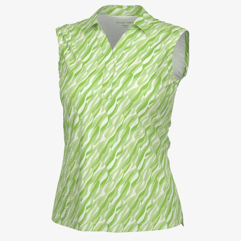 Melissa - Breathable sleeveless golf shirt