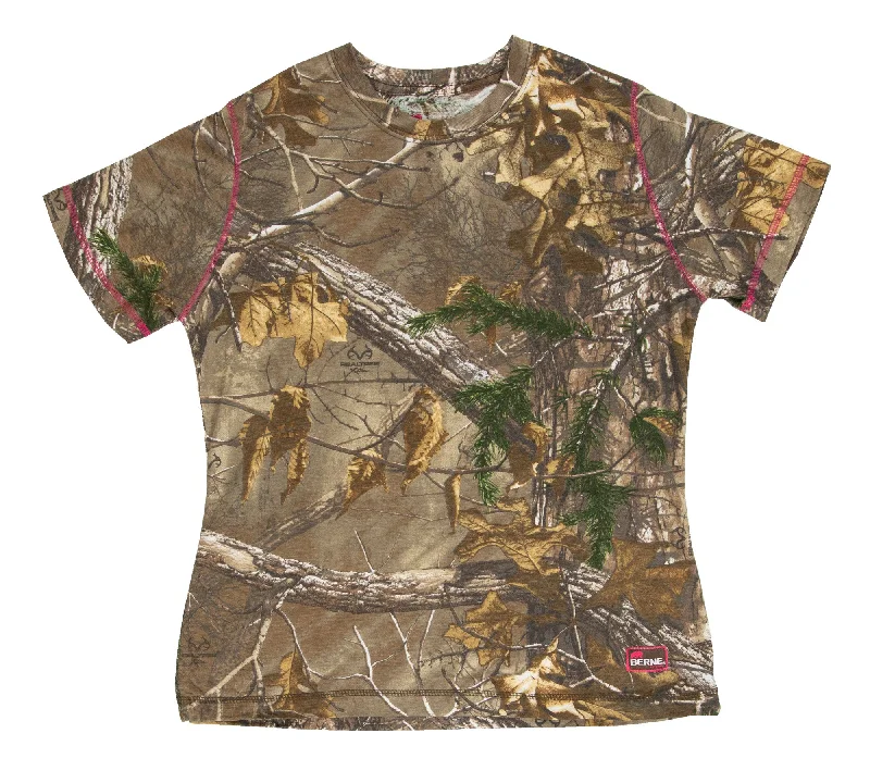 Berne Realtree Xtra Polyester Ladies Aspen Short Sleeve Tee S/S