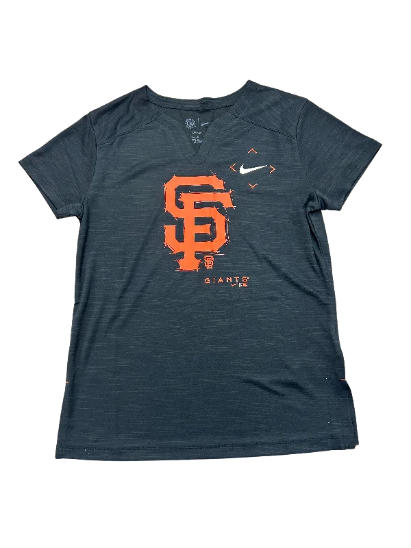 Nike Women's San Francisco Giants Edge Play T-Shirt-Black