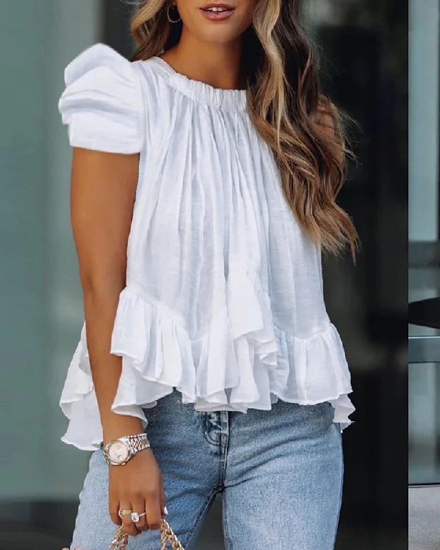 Julia Fashion - Women Trendy  Elegant Casual Shirts