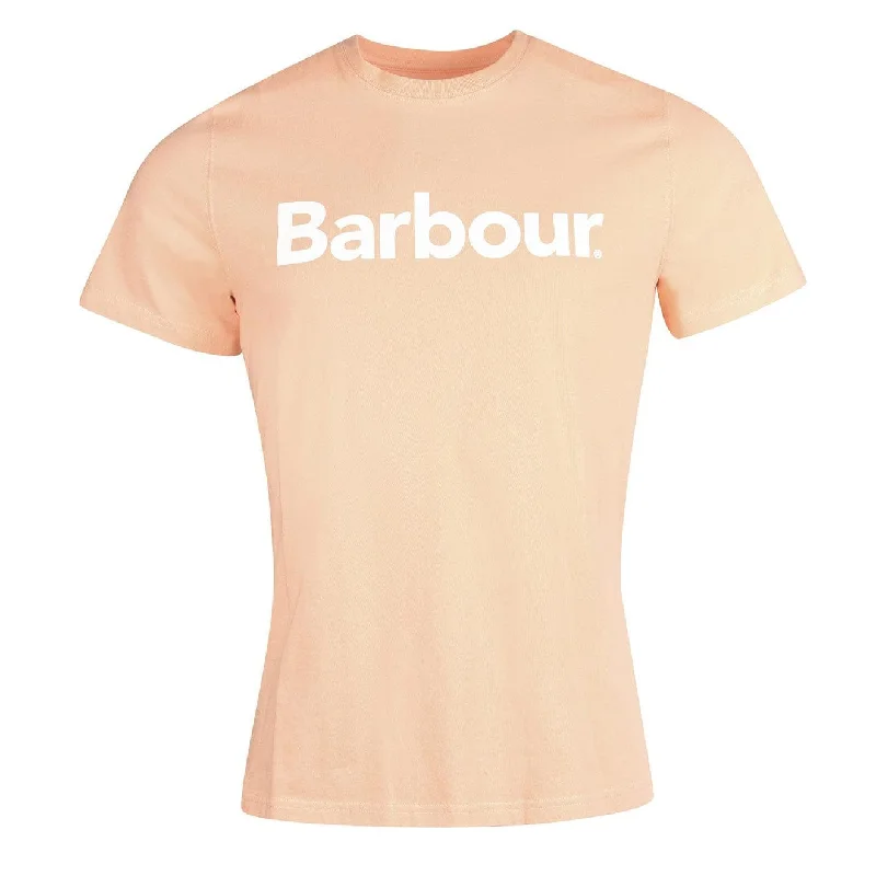 Barbour Logo T-Shirt Coral Sands