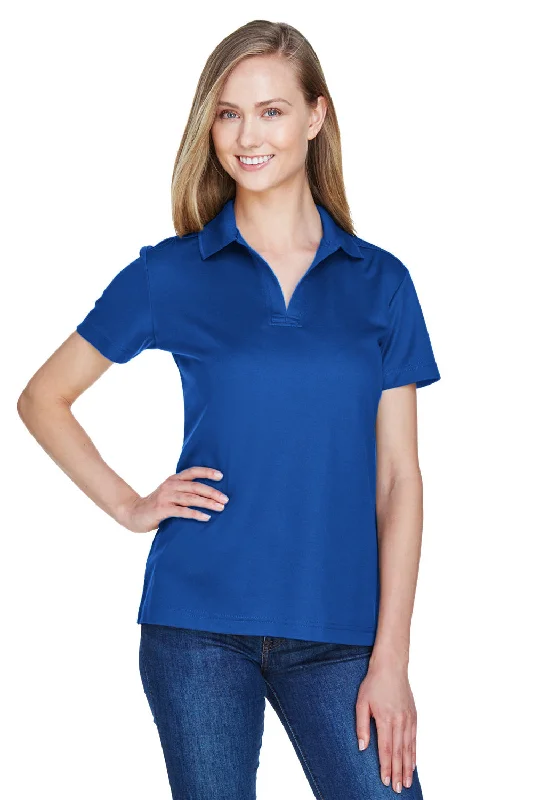 Devon & Jones Womens CrownLux Performance Moisture Wicking Short Sleeve Polo Shirt - True Royal Blue