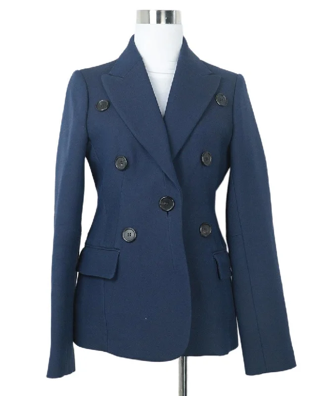 Derek Lam Navy Wool Blazer sz 4