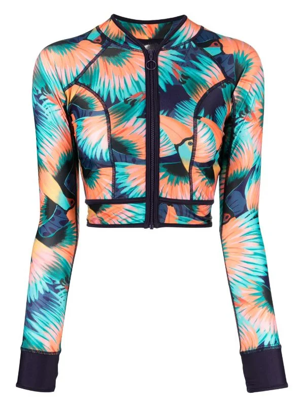 Long Sleeve Classic Panel Rash | Tropical