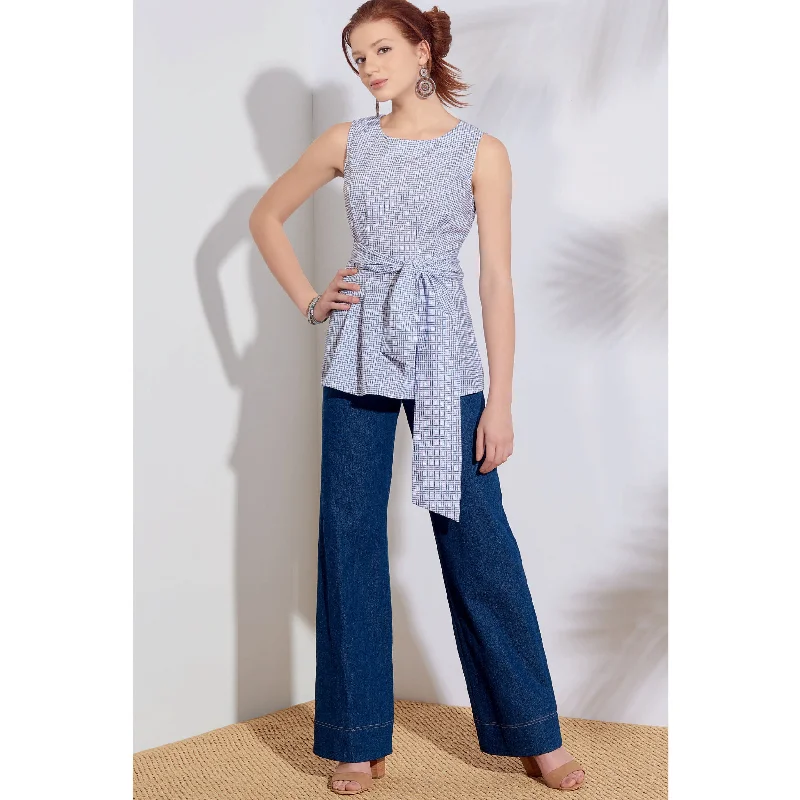 Simplicity Tops Sewing Pattern 8921 Youthful Women's Pop
